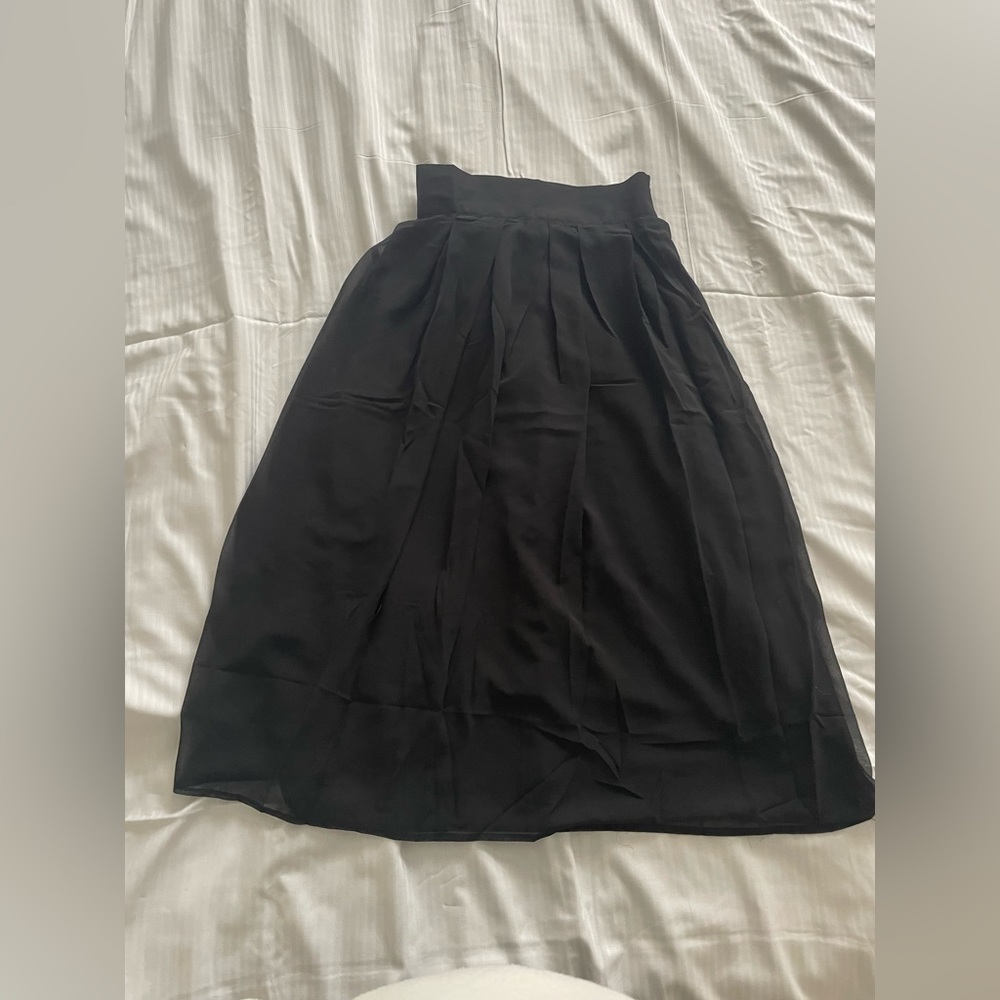 New Midi Skirt Black Size S